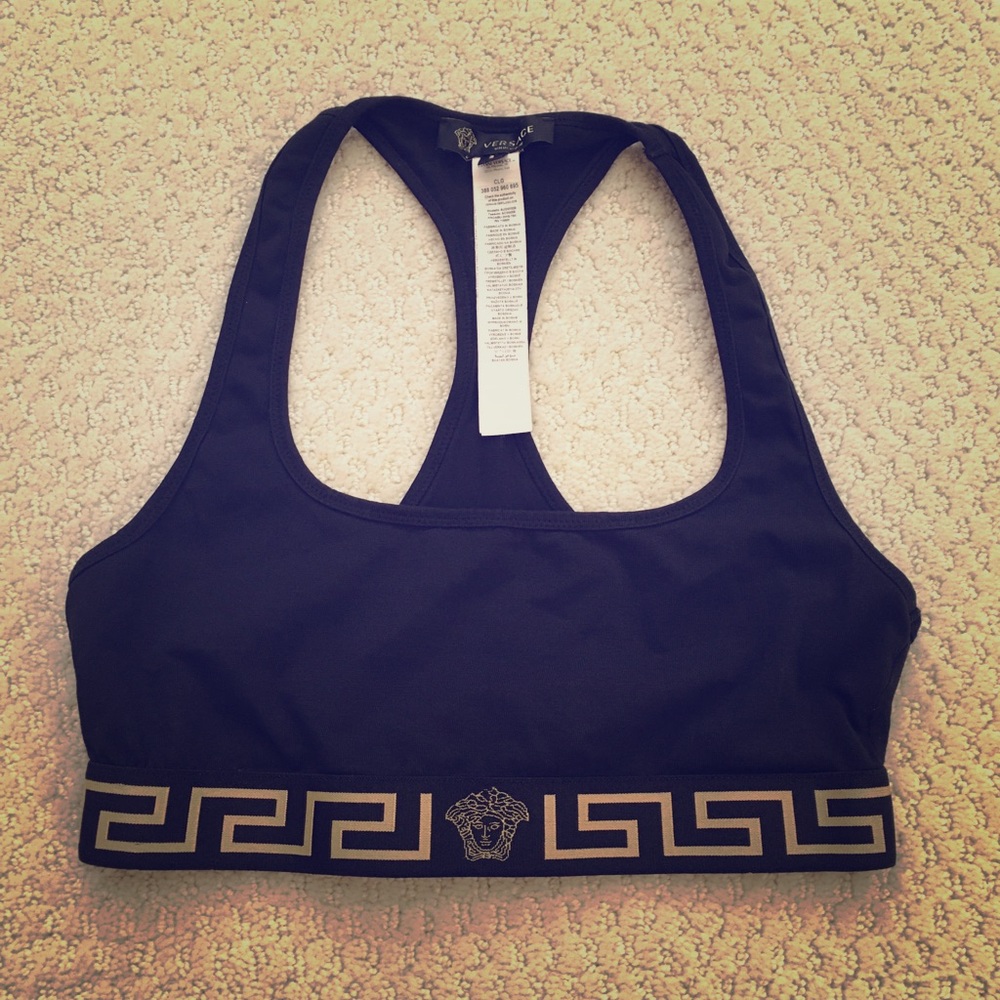VERSACE | Black Medusa Sports Bra **SOLD OUT**